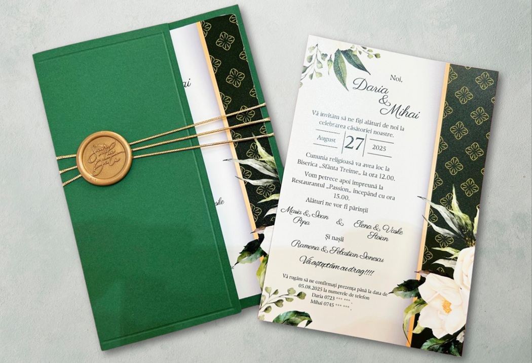 Cum să alegi paleta de culori potrivită pentru invitațiile de nuntă